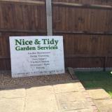 Company/TP logo - "Nice n Tidy Gardening Services"
