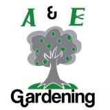 Company/TP logo - "A&E Gardeing"