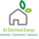 Company/TP logo - "AJ Electrical Energy"