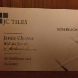 Company/TP logo - "Jc tiles"