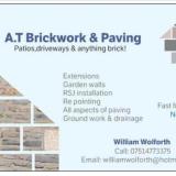 Company/TP logo - "A.T Brickwork & Paving"