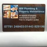 Company/TP logo - "MW Plumbing & Property Maintenance"