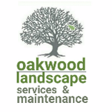 Company/TP logo - "oakwood landscape service's& maintenance"