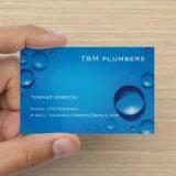 Company/TP logo - "T&M Plumbers"