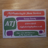 Company/TP logo - "ATJ Plastering & Home Services"