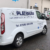 Company/TP logo - "Platinum Landscaping and Property Maintenance"