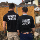 Company/TP logo - "Ground Force Landscaping And Building Suppliers"