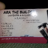 Company/TP logo - "A.R.A CARPENTER & BUILDER"