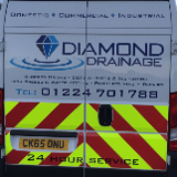 Company/TP logo - "Diamond Drainage"