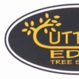 Company/TP logo - "Cutting edge tree care and landscaping"