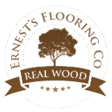 Company/TP logo - "ernest'srealwoodflooring"