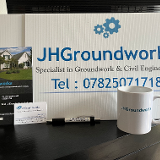 Company/TP logo - "JH Groundworks"
