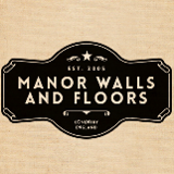 Company/TP logo - "Manor walls and floors"