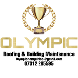 Company/TP logo - "Olympic Roofing & Building"