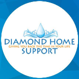 Company/TP logo - "Diamond Home Support Telford"