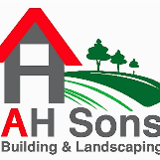 Company/TP logo - "AH Sons Building & Landscaping"