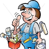 Company/TP logo - "DR PAINTERS"