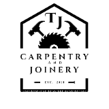 Company/TP logo - "Tee & j.  carpentry and maintenance"