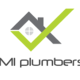Company/TP logo - "MI Plumbers"