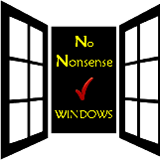 Company/TP logo - "No Nonsense Windows Ltd"