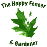 Company/TP logo - "The Happy Fencer & Gardener"