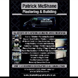 Company/TP logo - "Patrick Mcshane Plastering and Building"