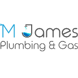 Company/TP logo - "M James Plumbing & Gas"