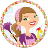 Company/TP logo - "clairs little cleaning company"