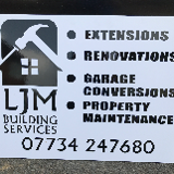 Company/TP logo - "LJM Building Services"