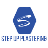 Company/TP logo - "Step Up Plastering"