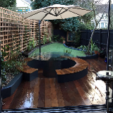 Company/TP logo - "LH Landscape Gardener"