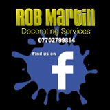 Company/TP logo - "Rob Martin Decorating Services"