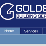 Company/TP logo - "goldsmith building services"
