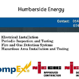 Company/TP logo - "HUMBERSIDE ENERGY LIMITED"