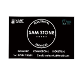 Company/TP logo - "Sam Stone Electrical and Construction"