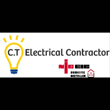 Company/TP logo - "C.T ELECTRICAL CONTRACTOR"