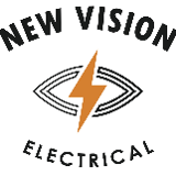 Company/TP logo - "New Vision Electrical"