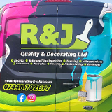 Company/TP logo - "R & J Quality and Decorating Ltd"