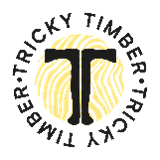 Company/TP logo - "Tricky Timber"