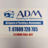 Company/TP logo - "ADM Heating & Plumbing"