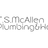 Company/TP logo - "T S MCALLEN PLUMBING & HEATING"