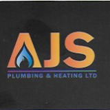 Company/TP logo - "AJS Plumbing & Heating Ltd"