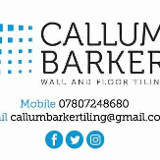 Company/TP logo - "Callum Barker Wall & Floor Tiling"