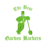 Company/TP logo - "The Best Garden Barbers"