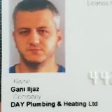 Company/TP logo - "day plumbing and heating"