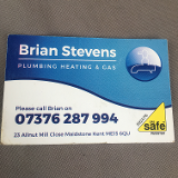 Company/TP logo - "Brian Stevens Plumbing and Heating"