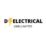 Company/TP logo - "D & E ELECTRICAL CONTRACTORS"