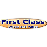 Company/TP logo - "First Class Drives and Patios"