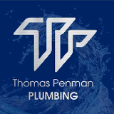 Company/TP logo - "Thomas Penman Plumbing"