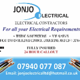 Company/TP logo - "Jonjo Electrical"
